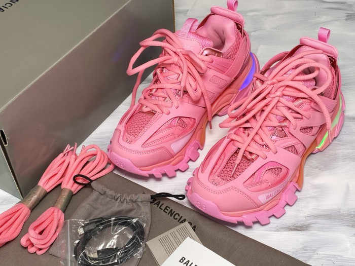 balen sneaker tess s.gomma res bi alv/tis eff nubuk/tis pink led w1gb9-9079