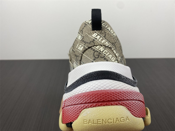 gu x balen the hacker project triple s beige 68106 6ulz10 9795
