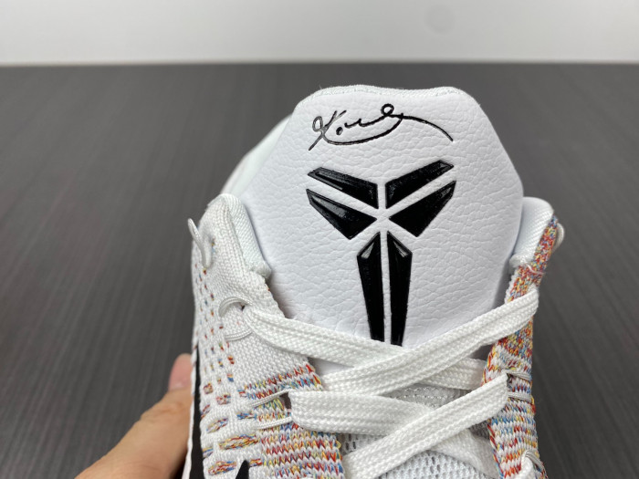 nike kobe 9 elite premium low htm milan white multi-color 698595-109