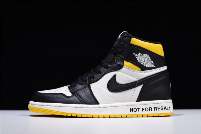 air jordan 1 retro high "not for resale" varsity maize 861428-107