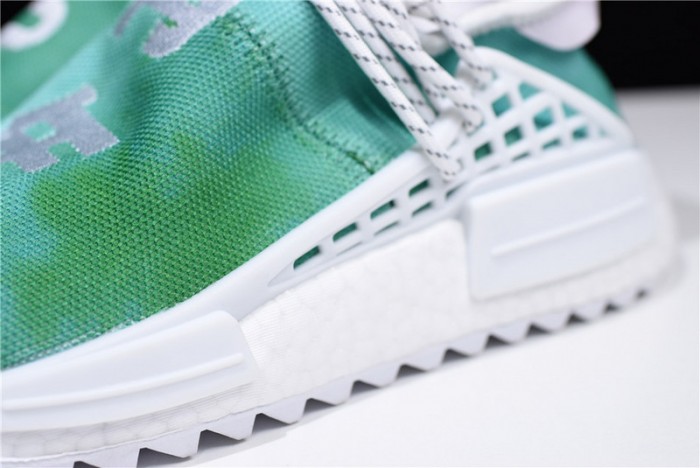 pharrell x a*d*das nmd hu holi nmd mc "youth" green/white f99760
