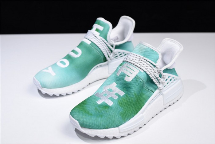 pharrell x a*d*das nmd hu holi nmd mc "youth" green/white f99760