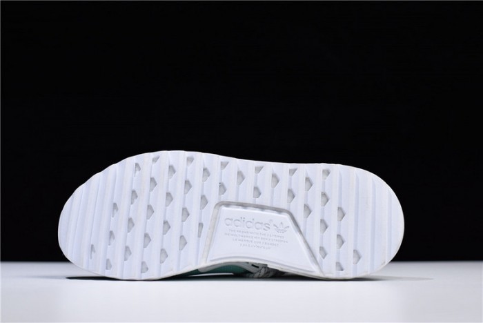 pharrell x a*d*das nmd hu holi nmd mc "youth" green/white f99760