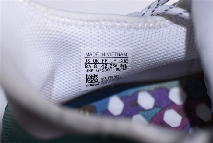 pharrell x a*d*das nmd hu holi nmd mc "youth" green/white f99760