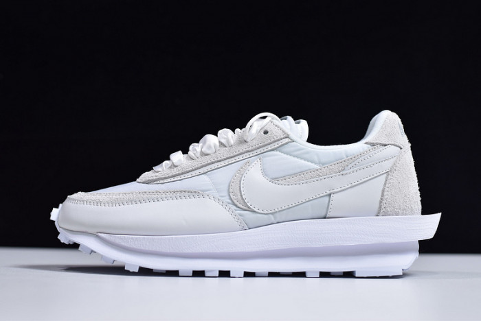 sacai x ld waffle ''white nylon'' - nike - bv0073-101