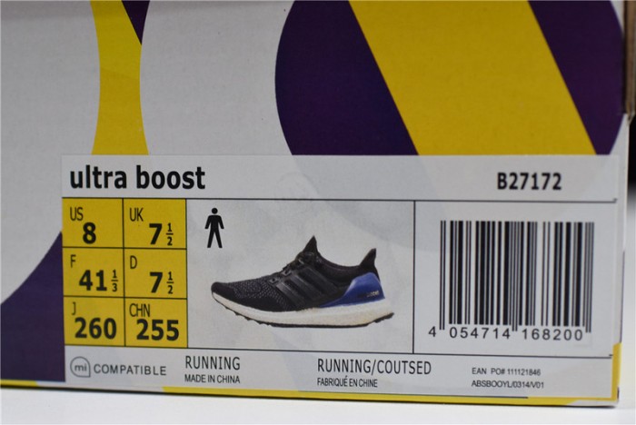 a*d*das ultra boost 1.0 og black gold purple (w) - b27172