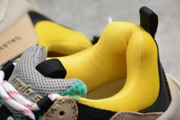 balen triple s w06e1-1000 beige/green-yellow