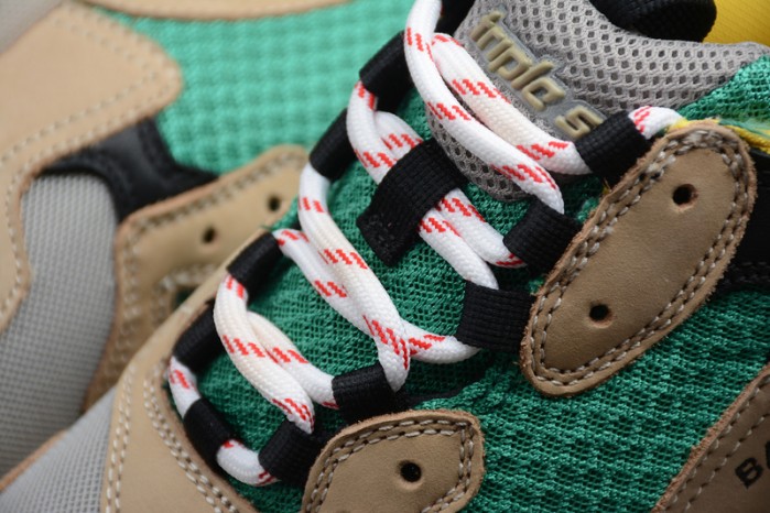 balen triple s w06e1-1000 beige/green-yellow