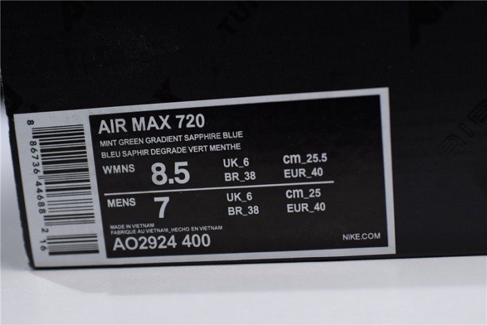 nike air max 720 green carbon ao2924-400
