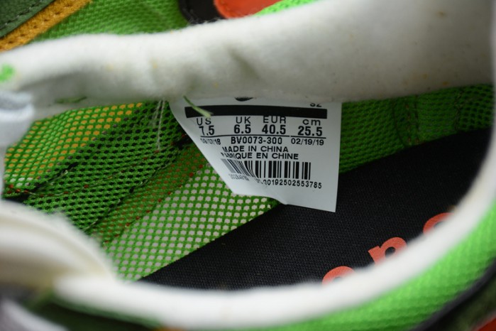 nike ld waffle sacai green multi - bv0073-300