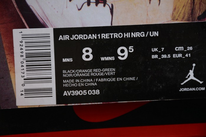 air jordan 1 high og "solefly friends & family" - av3905-038