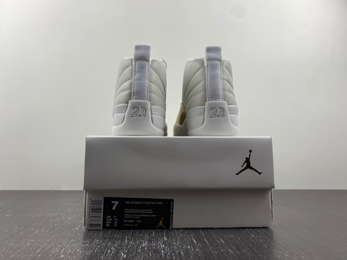air jordan 12 retro ovo white 873864-102