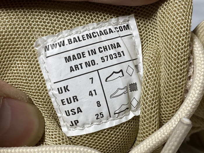 balen sneaker tess.s.gomma 4.0 gold white 570391 w2gn7 2008