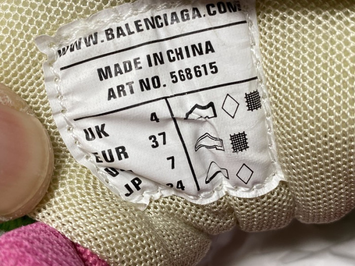 balen track trainers 2.0 pink green 565615 w2gn3 9534