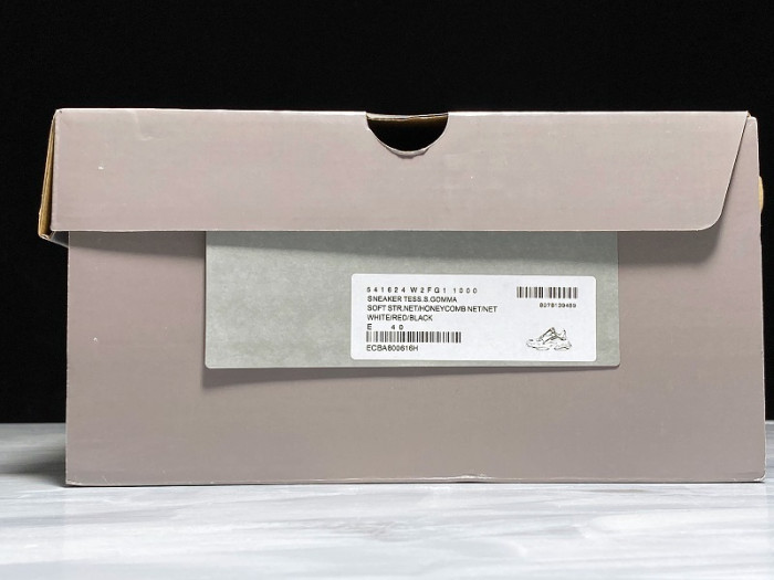 balen triple s trainers clear sole black /brown/ red 541624 w09o1 9000