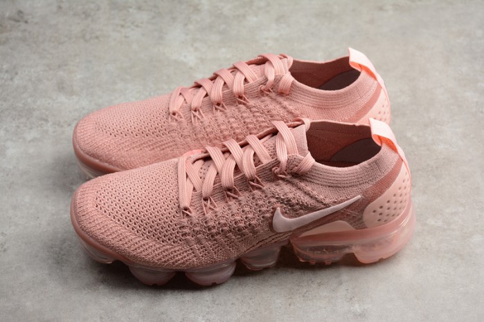 nike air vapormax flyknit 2 “rust pink” womens 942843-600