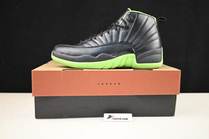 air jordan 12 “black/neon green”