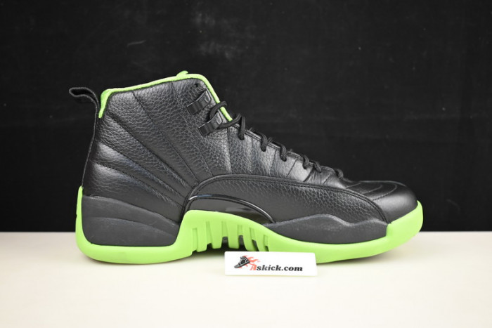 air jordan 12 “black/neon green”