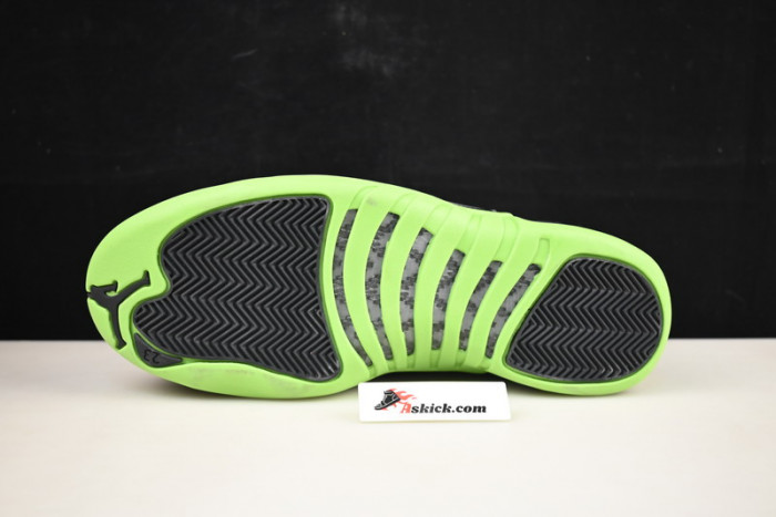 air jordan 12 “black/neon green”