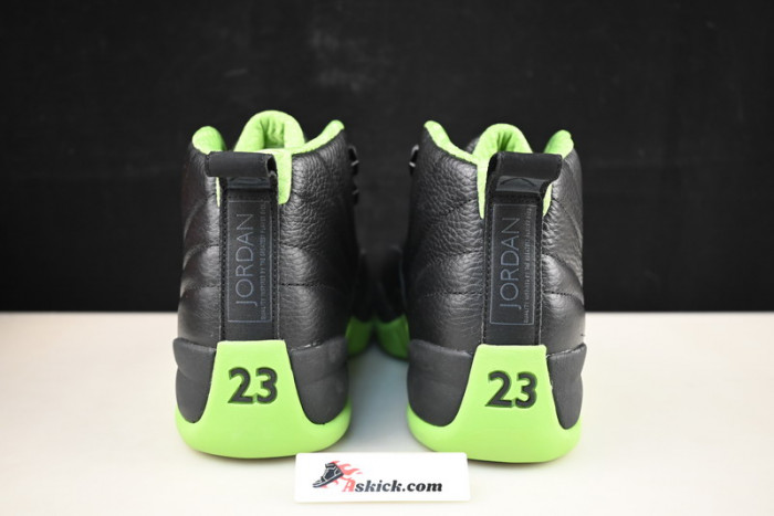air jordan 12 “black/neon green”