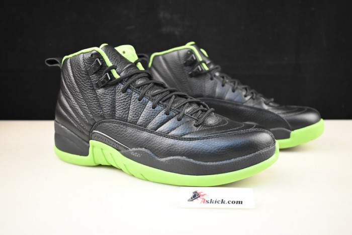 air jordan 12 “black/neon green”