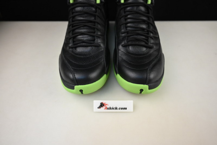 air jordan 12 “black/neon green”