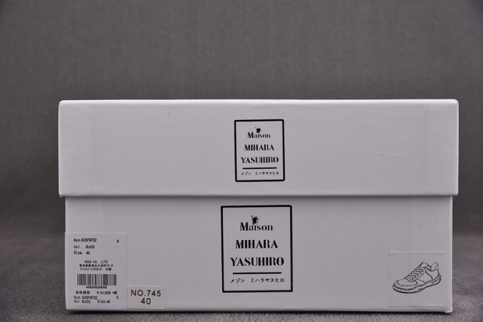 Ma*s*n mihara yasuhiro canvas sneakers