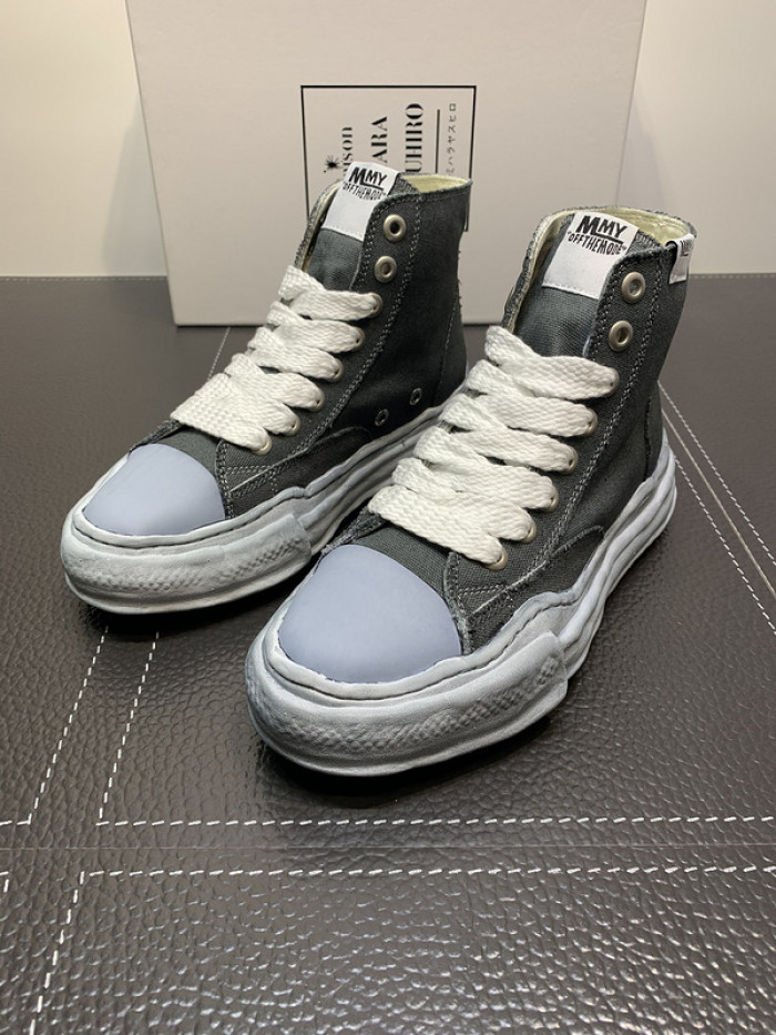 Ma*s*n mihara yasuhiro high top canvas sneakers