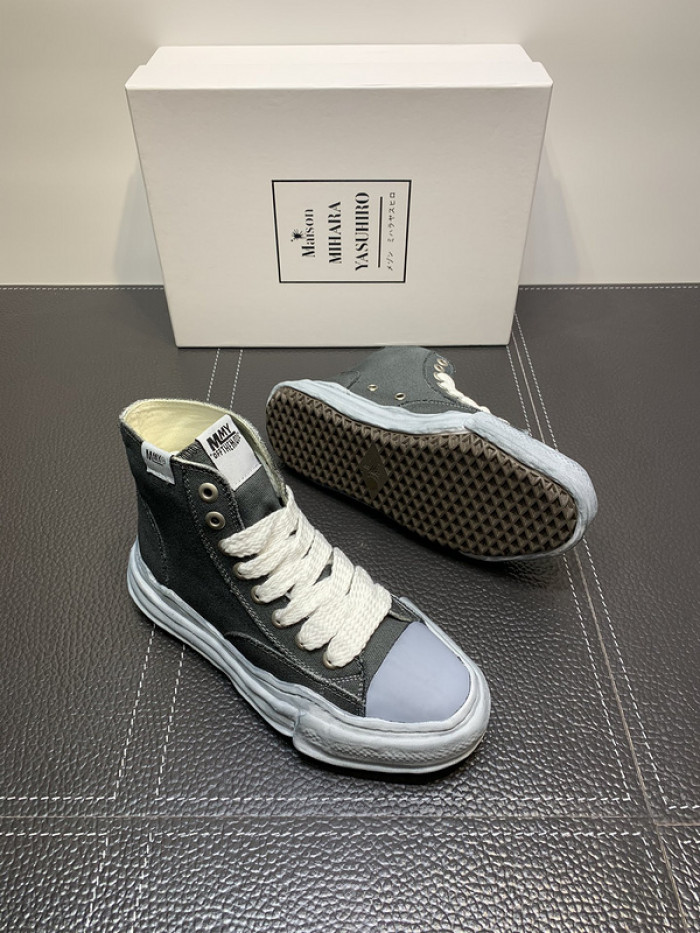 Ma*s*n mihara yasuhiro high top canvas sneakers