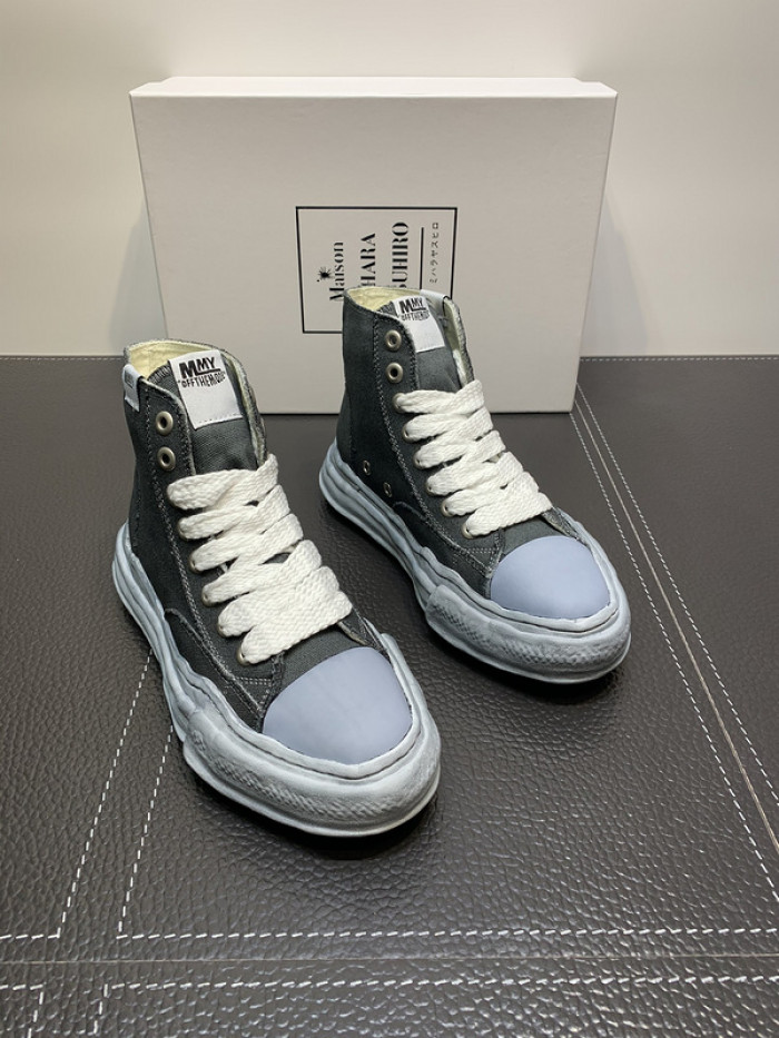 Ma*s*n mihara yasuhiro high top canvas sneakers
