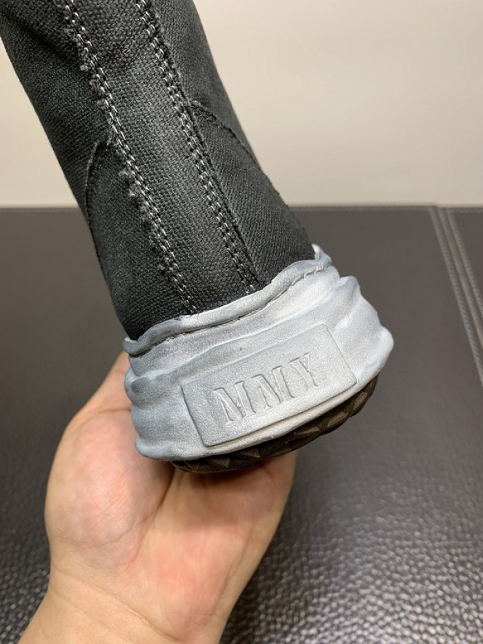 Ma*s*n mihara yasuhiro high top canvas sneakers