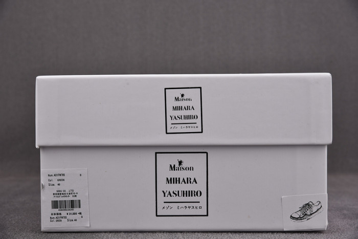 Ma*s*n mihara yasuhiro canvas sneakers