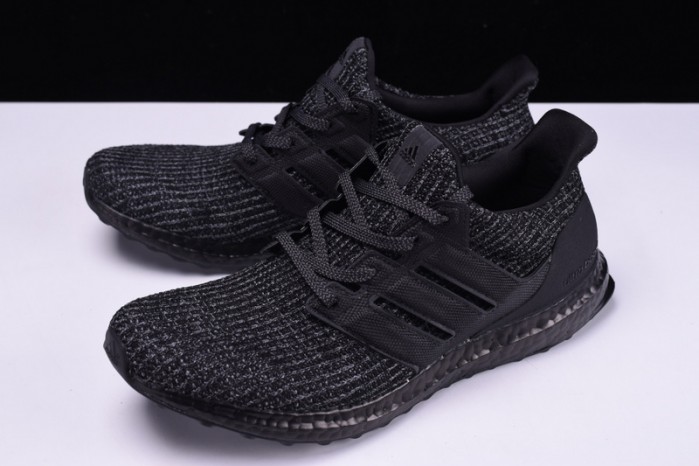 a*d*das ultra boost ultraboost 4.0 triple all black training running shoes bb6171