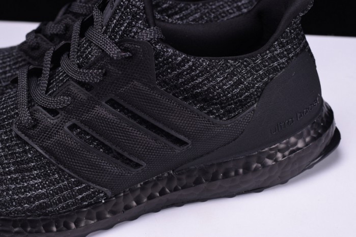 a*d*das ultra boost ultraboost 4.0 triple all black training running shoes bb6171