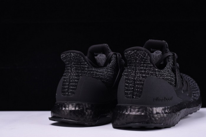 a*d*das ultra boost ultraboost 4.0 triple all black training running shoes bb6171