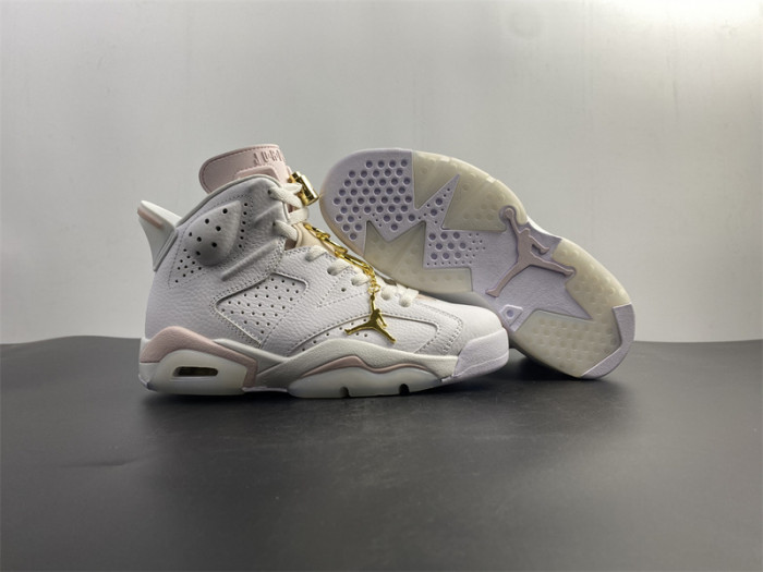 air jordan 6 retro gold hoops (w) dh9696-100