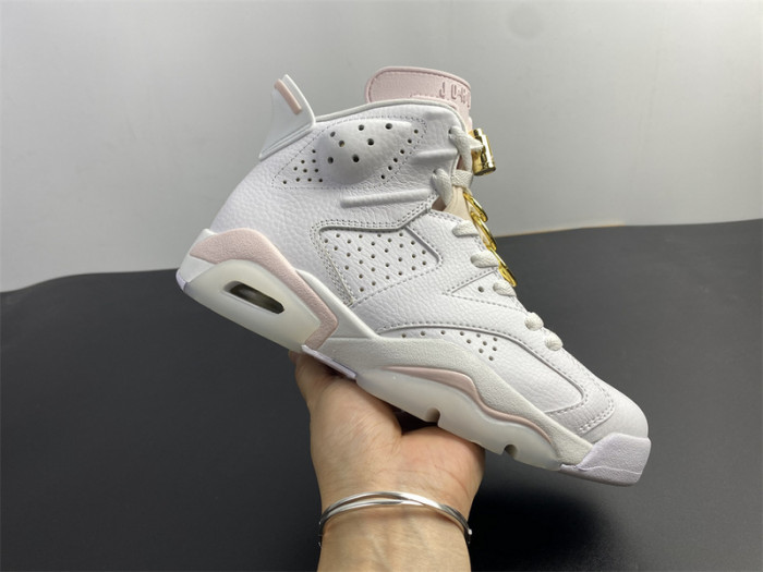 air jordan 6 retro gold hoops (w) dh9696-100
