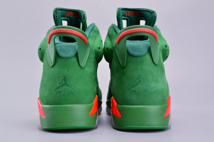 air jordan 6 retro nrg g8rd "gatorade" pine green mens aj5986-335
