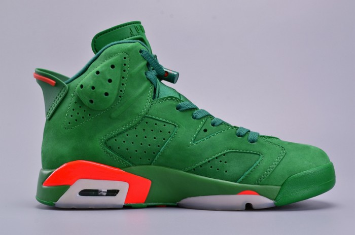 air jordan 6 retro nrg g8rd "gatorade" pine green mens aj5986-335