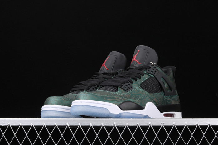 air jordan 4 retro laker green aj4-1043515