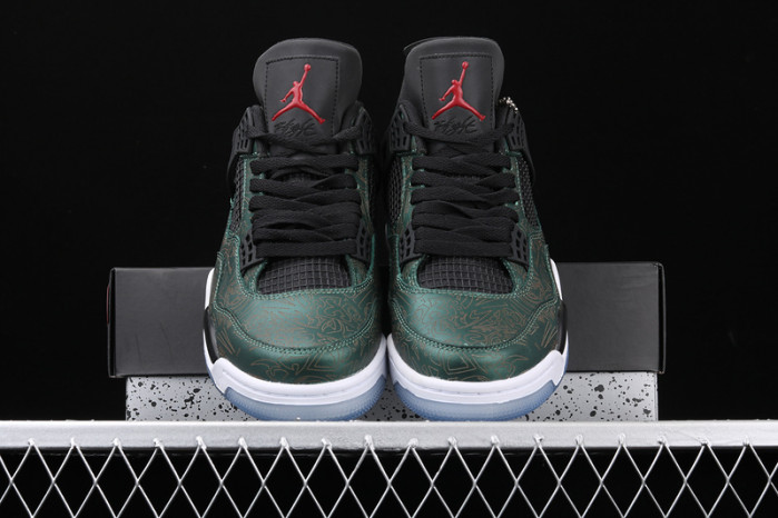 air jordan 4 retro laker green aj4-1043515