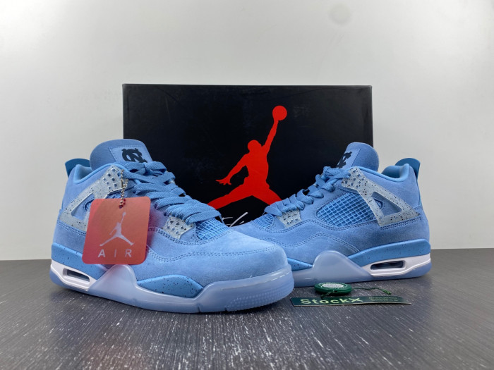 air jordan 4 retro "ncaa pe - unc" aj4 904284