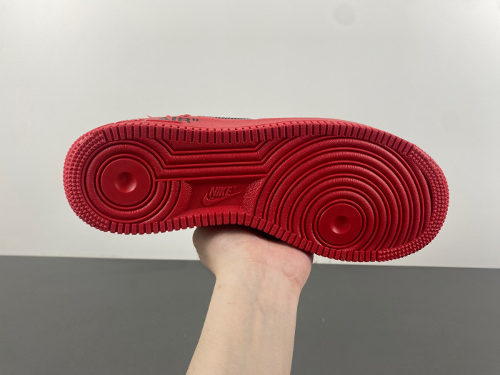 off white x nike air force 1 red ao4297-600
