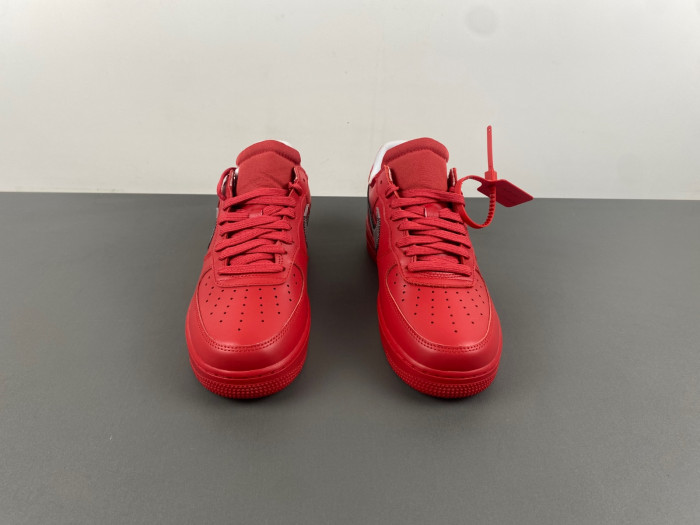 off white x nike air force 1 red ao4297-600