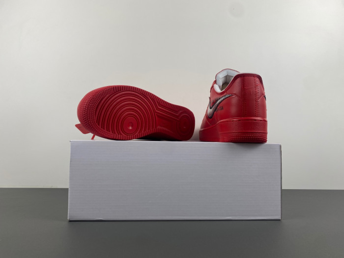 off white x nike air force 1 red ao4297-600