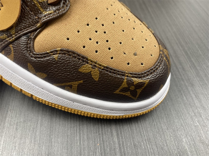 l*v x of x air jordan 1 customs aq0818-201