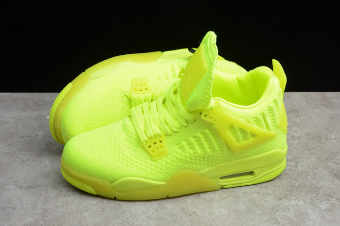 air jordan 4 retro flyknit volt aq3559-700