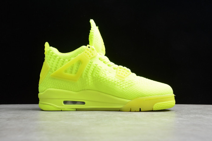 air jordan 4 retro flyknit volt aq3559-700
