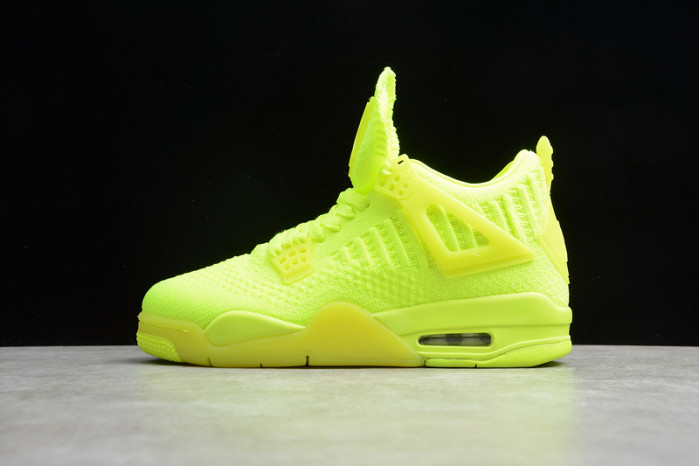 air jordan 4 retro flyknit volt aq3559-700