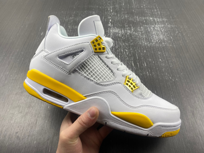 air jordan 4 white yellow
